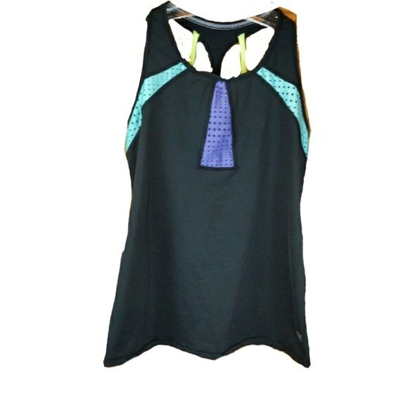VSX Sport Racerback Black Tank Top Small - Picture 1 of 6